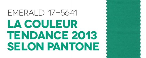 La couleur de l’année 2013 selon Pantone