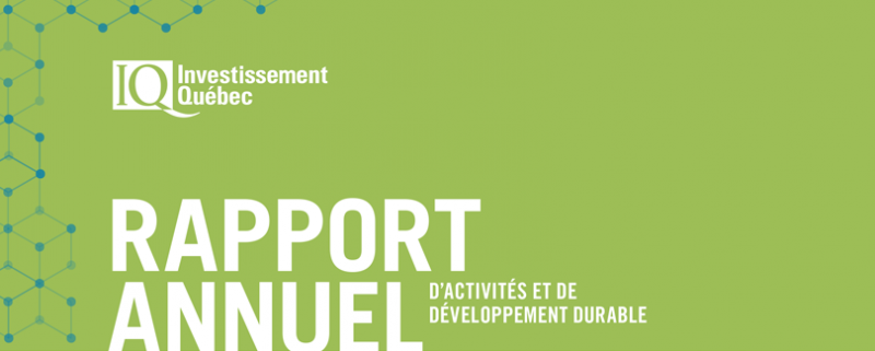 Rapport Annuel d'activité et de développement durable