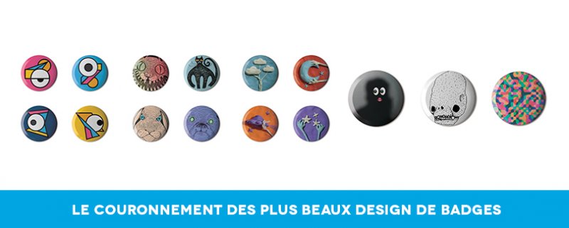 Le couronnement des plus beaux design de badges